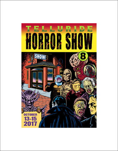 Telluride Horror Show Print: 2017 Festival Artwork