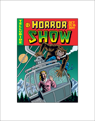Telluride Horror Show Print: 2011 Festival Artwork
