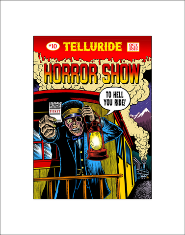 Telluride Horror Show Print: 2019 Festival Artwork